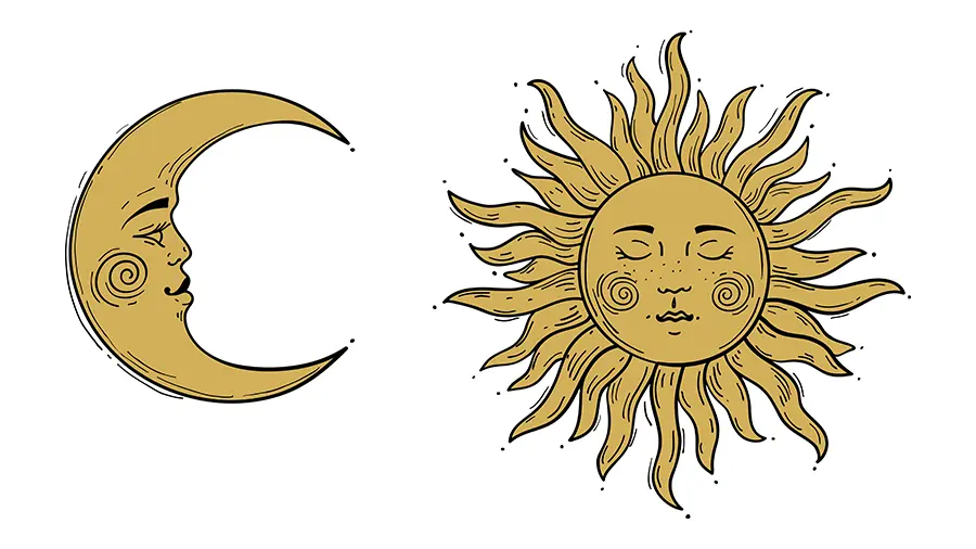 Hatha means sun moon